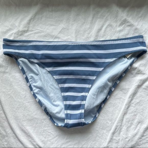 aerie Other - Aerie Striped Ribbed Bikini Bottoms